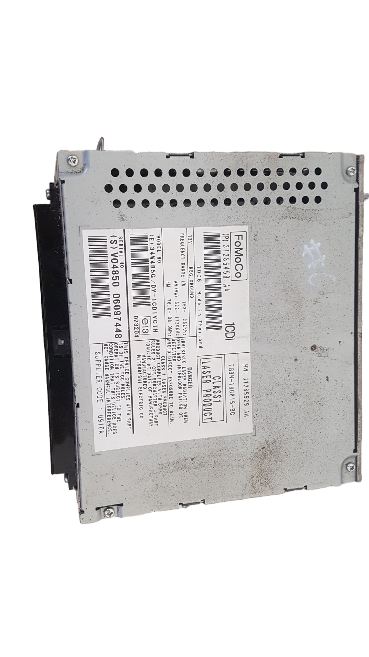 2008-2016 Volvo V70 XC70 S80 XC60 CD Head Unit 31328067