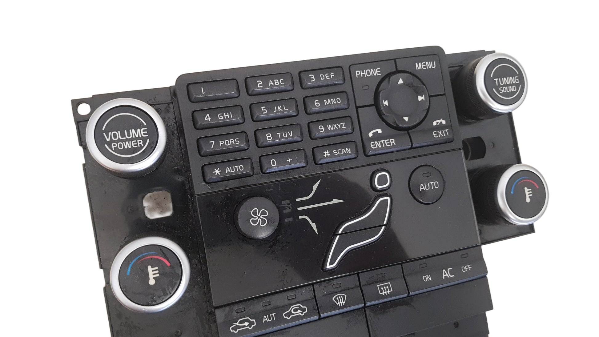 Volvo V70 Climate And Telephone Control Panel Silver 2008-2015 30782905 12M Wty
