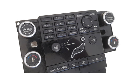 Volvo V70 Climate And Telephone Control Panel Silver 2008-2015 30782905 12M Wty