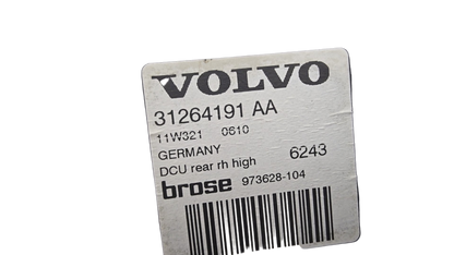 31264191AA Volvo S40 V50 Rear Right Driver Side Window Motor 2004–2010 1560cc Diesel