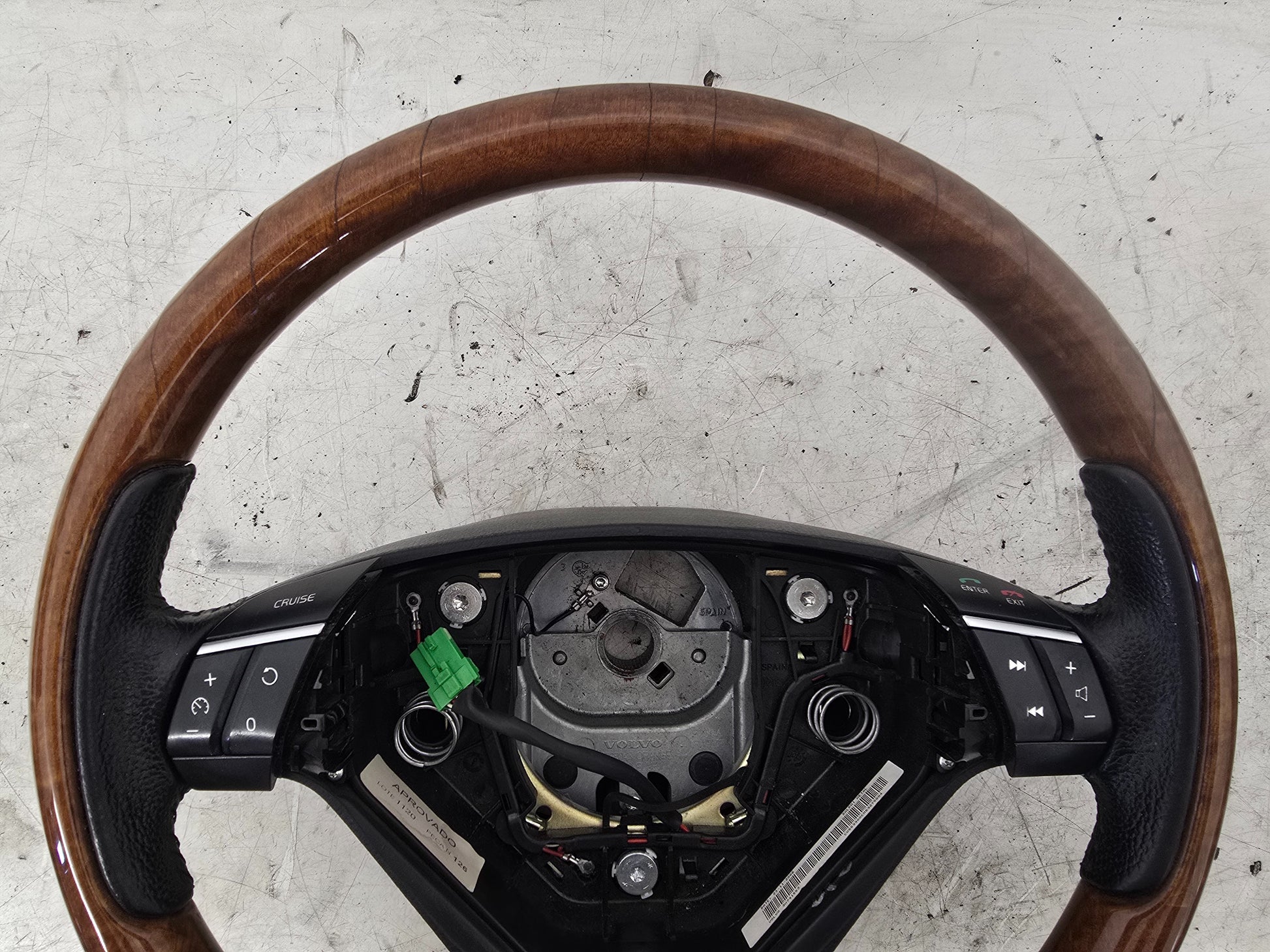 2002-2016 Volvo XC90 Steering Wheel Wood Leather Multifunction D5 D 5244 T4