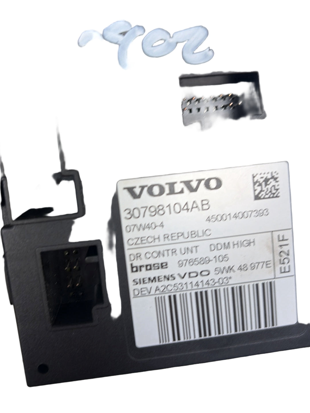 2007-2012 Volvo C30 Right Front Window Regulator Motor 30798104