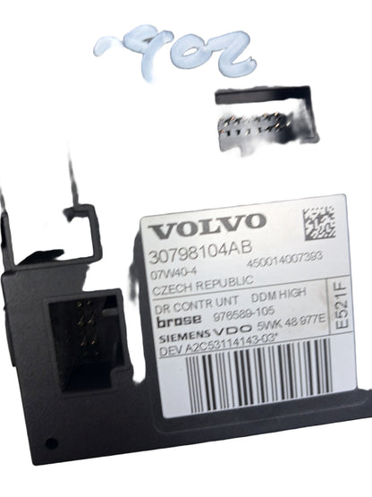 2007-2012 Volvo C30 Right Front Window Regulator Motor 30798104