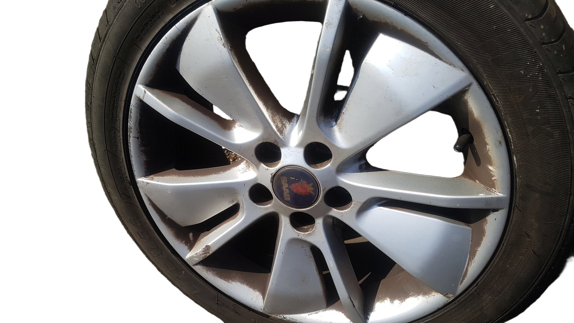 2009 Saab 9-3 YS3F Alloy Road Wheel 12780223