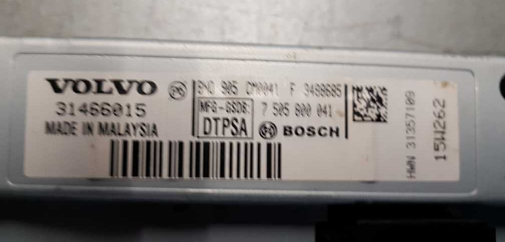 2013-2017 Volvo V40 Dash Display Unit 31466015
