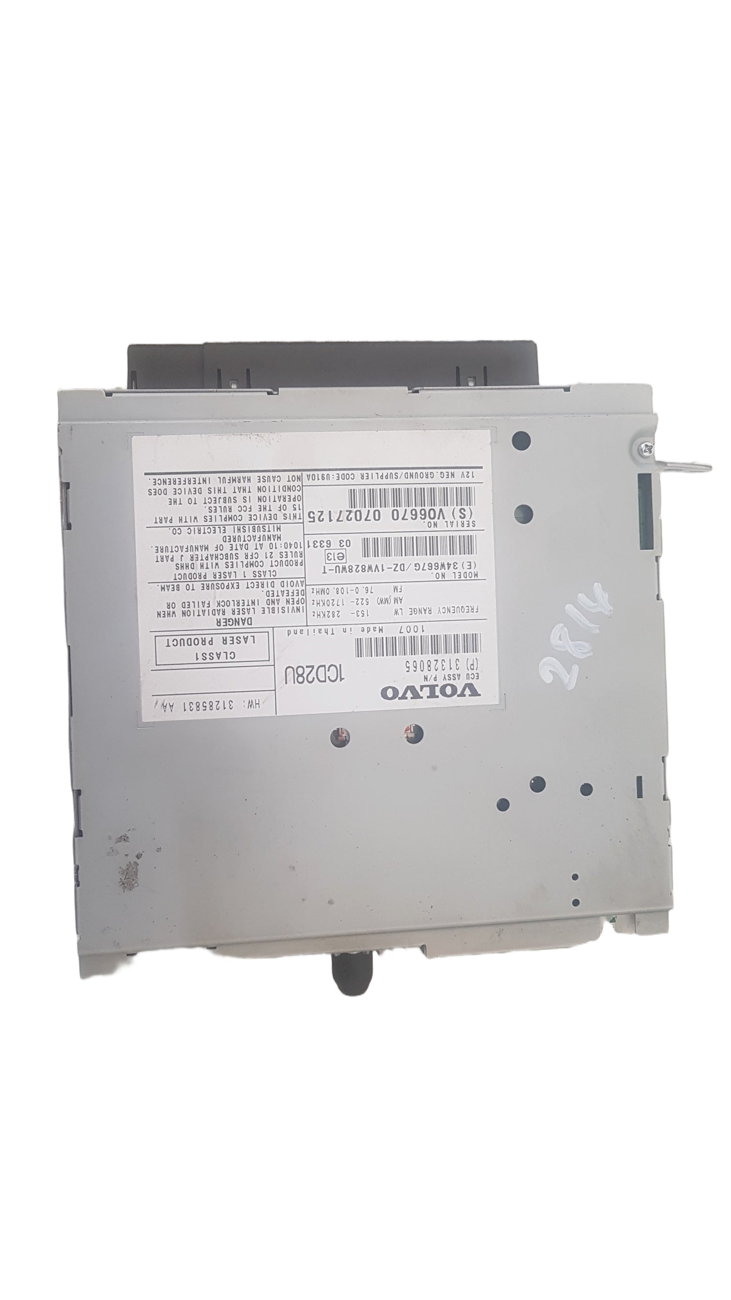 2006-2014 Volvo XC90 D5 CD Player 31328065