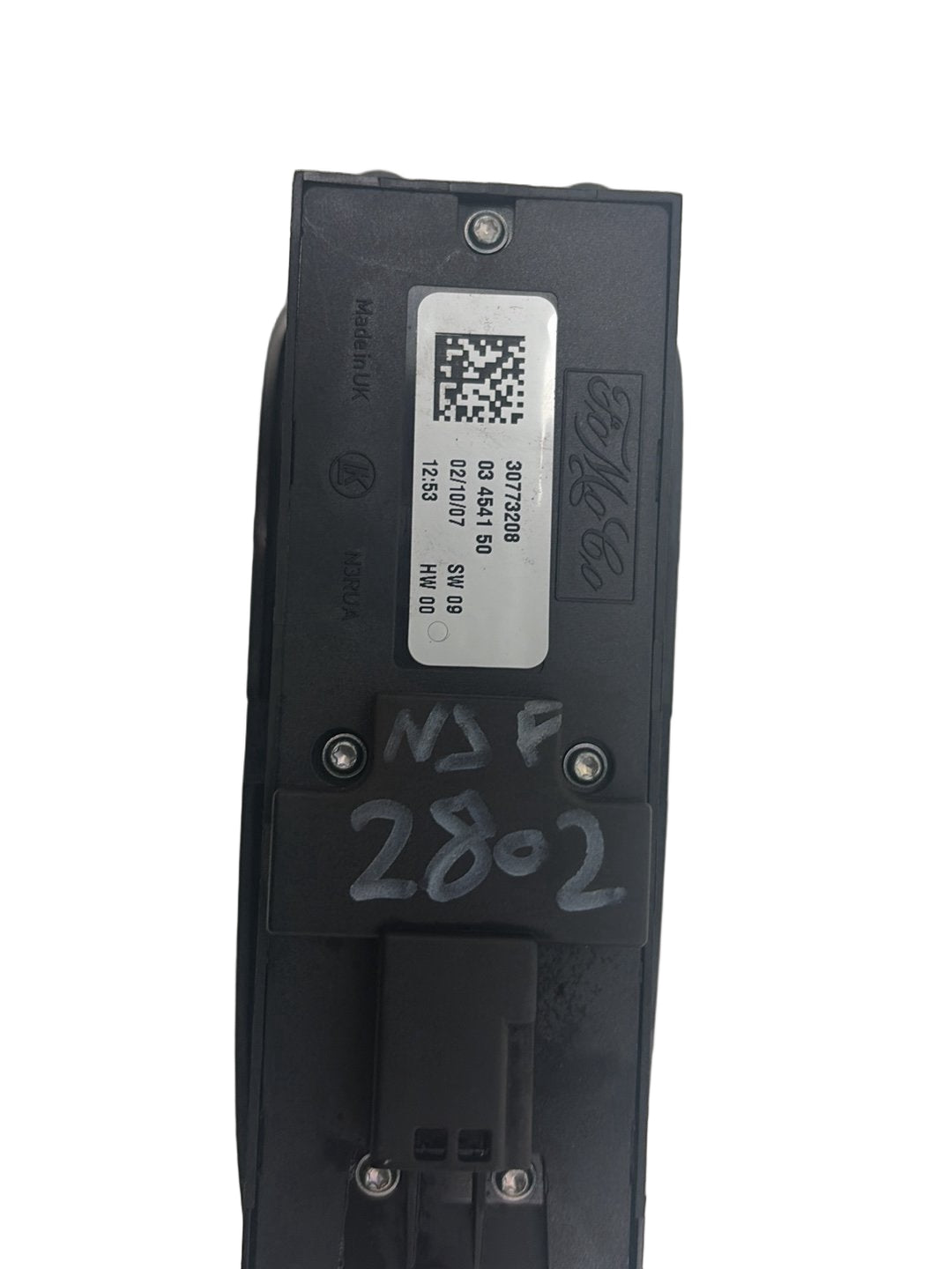 30773208 Volvo C30 Front Window Switch 2006-2009 Silver Genuine