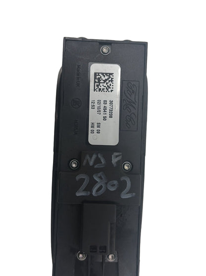 30773208 Volvo C30 Front Window Switch 2006-2009 Silver Genuine