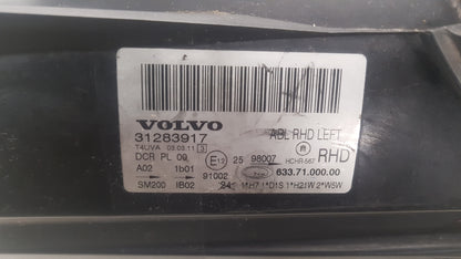 2008-2014 Volvo V70 Xenon Headlight LH 31391232 VRAC Grade A 12M Warranty