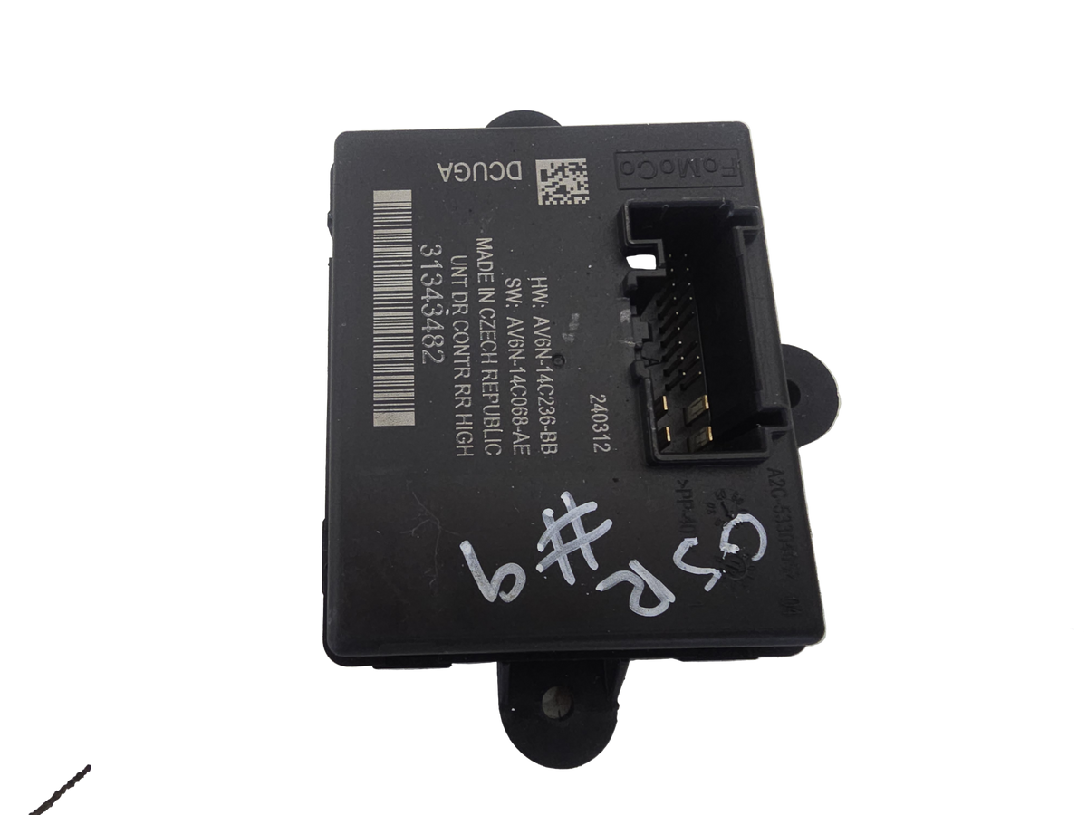 31343482 Volvo V40 D4 Drivers Rear Door Control Module 2010-2016 1984cc Diesel