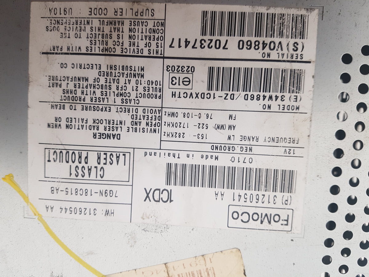 Volvo S80 V70 CD Head Unit 31260541 — photo 5