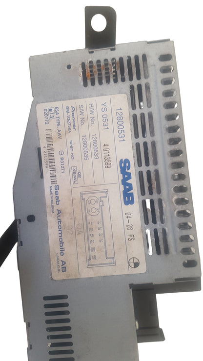 2003-2012 Saab 9-3 YS3F Convertible Stereo Amplifier 12800531