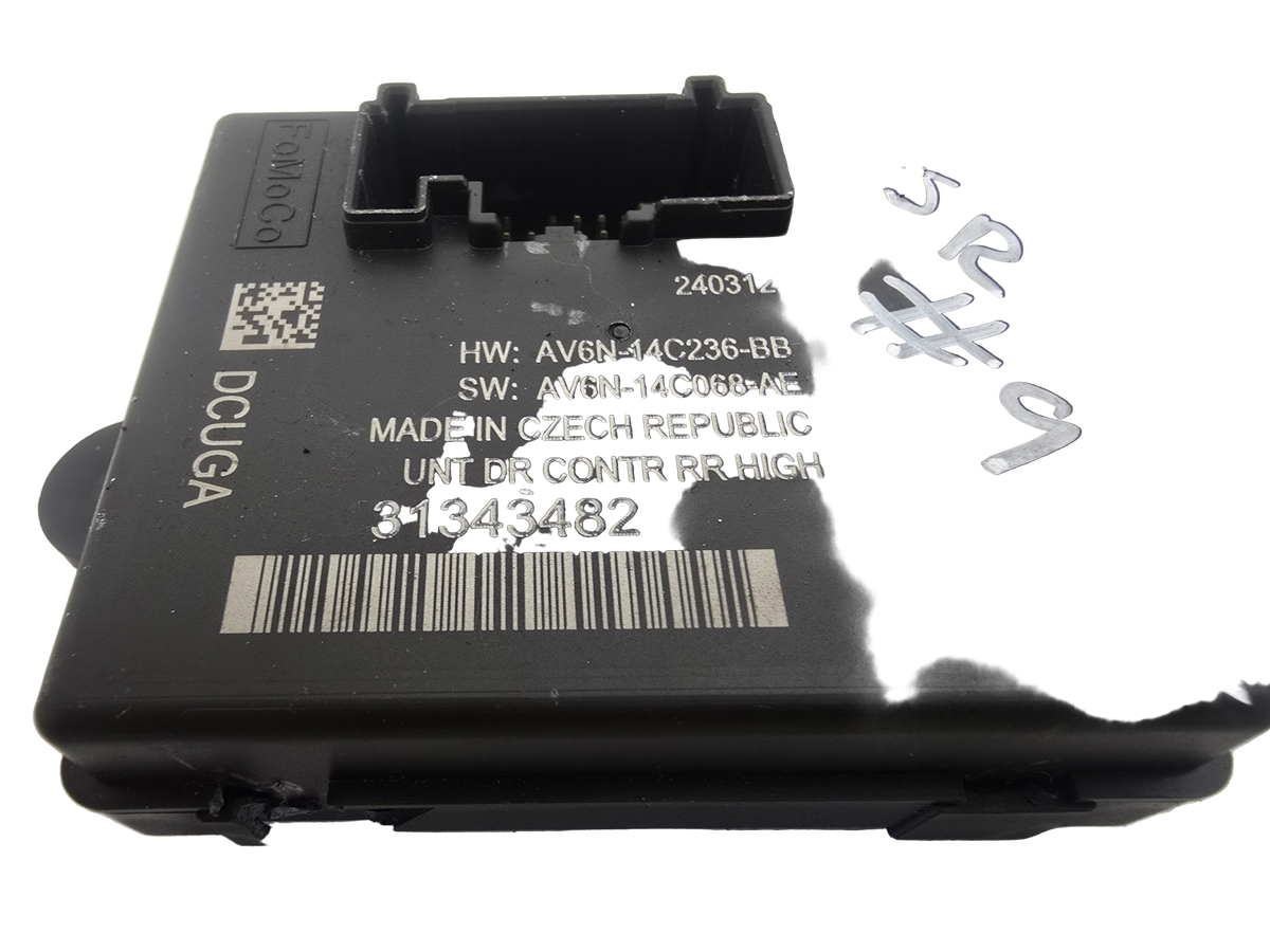 31343482 Volvo V40 D4 Drivers Rear Door Control Module 2010-2016 1984cc Diesel