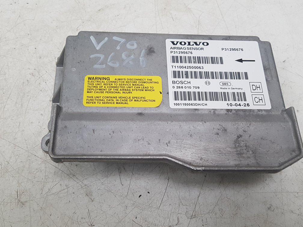 2007-2011 Volvo V70 XC70 Airbag Module 31295676 0285010709