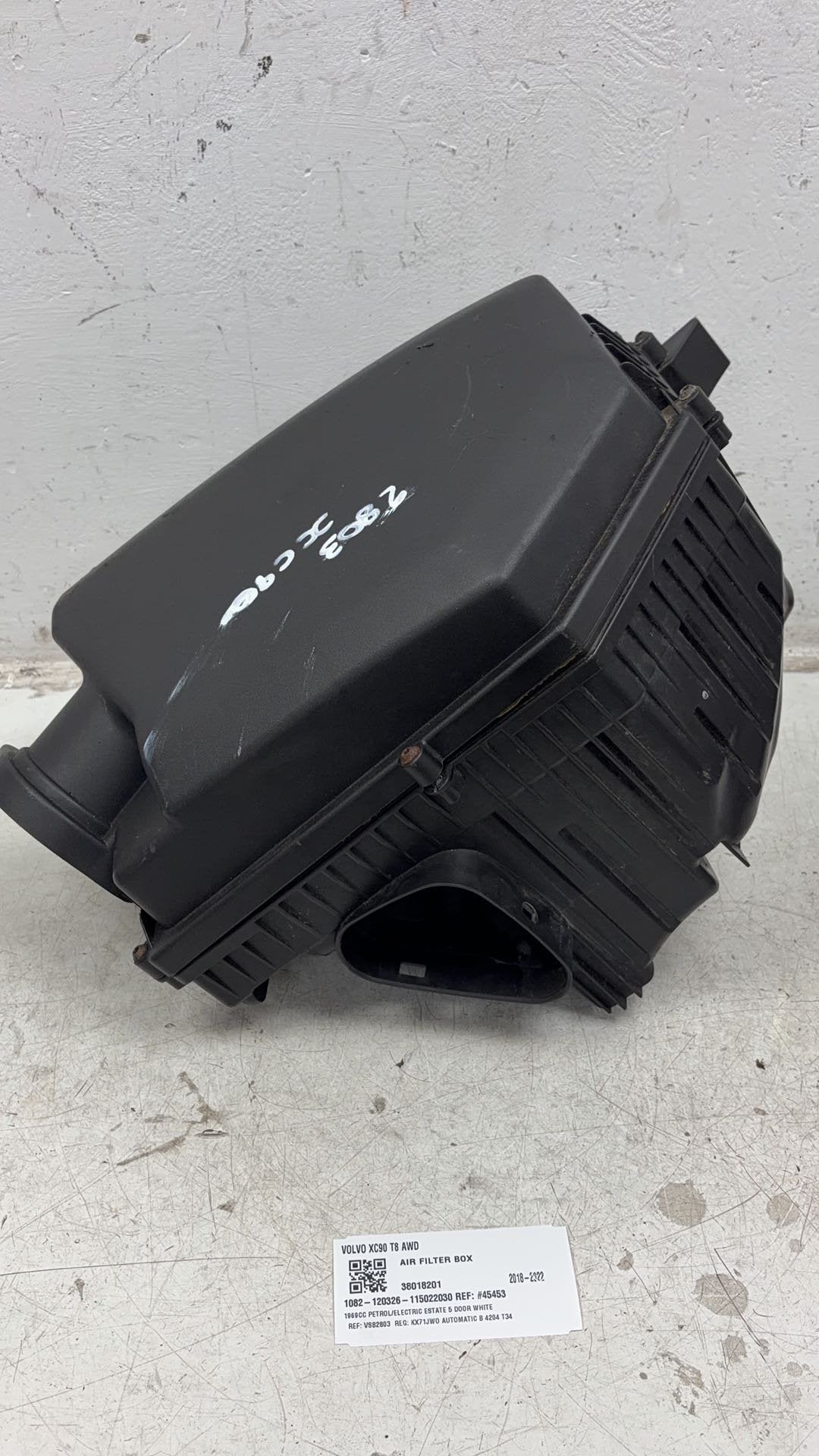 2016-2023 Volvo XC90 II T8 Air Filter Box 38018201