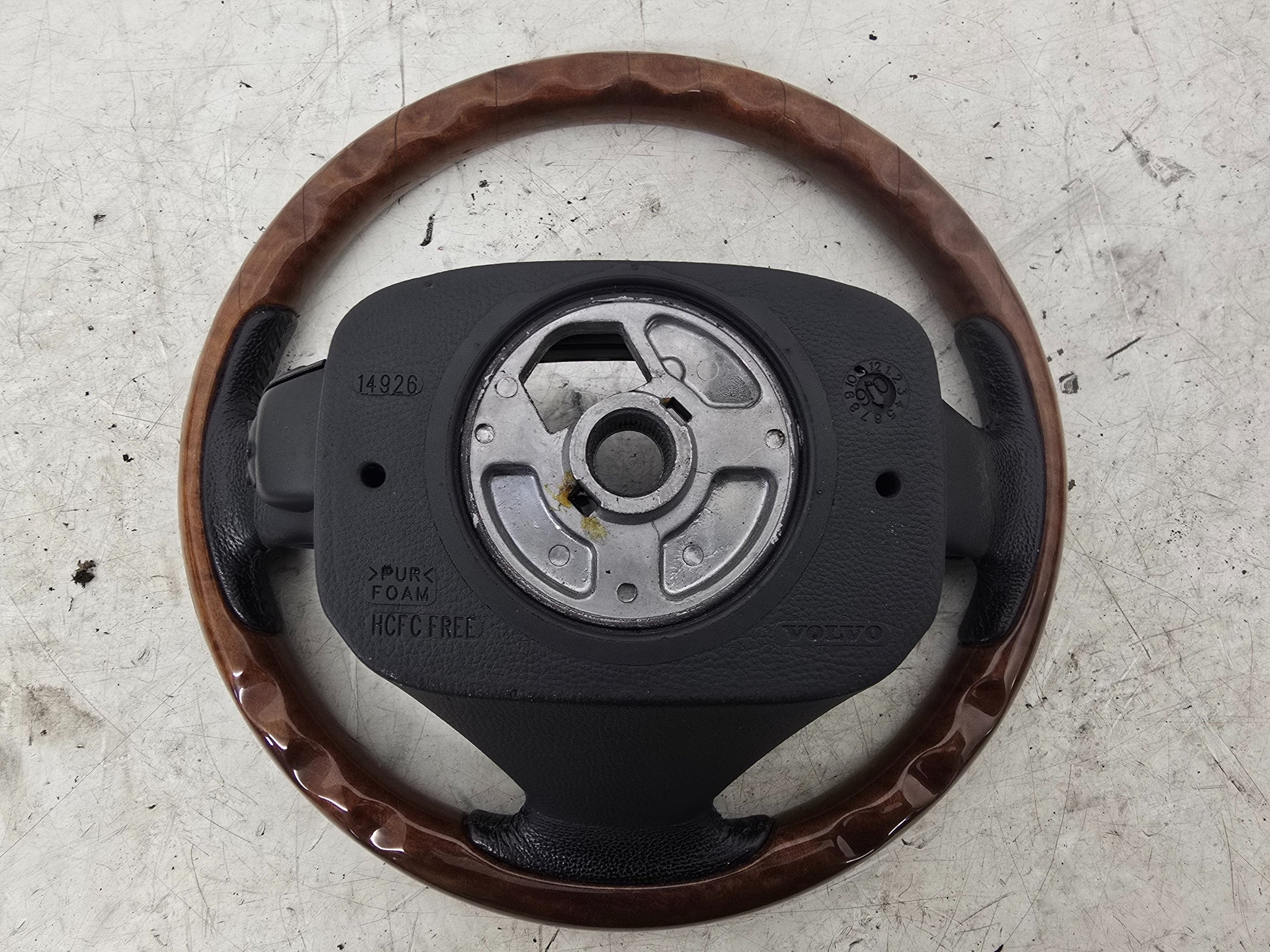 2002-2016 Volvo XC90 Steering Wheel Wood Leather Multifunction D5 D 5244 T4
