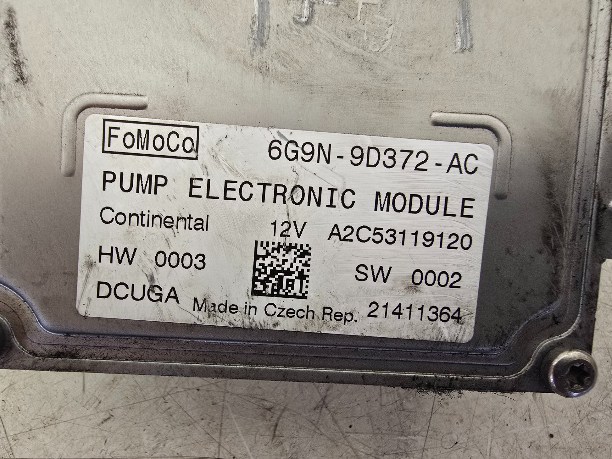 2011-2014 Volvo V60 D3 2.0 Diesel Fuel Pump Module 6G9N9D372AC