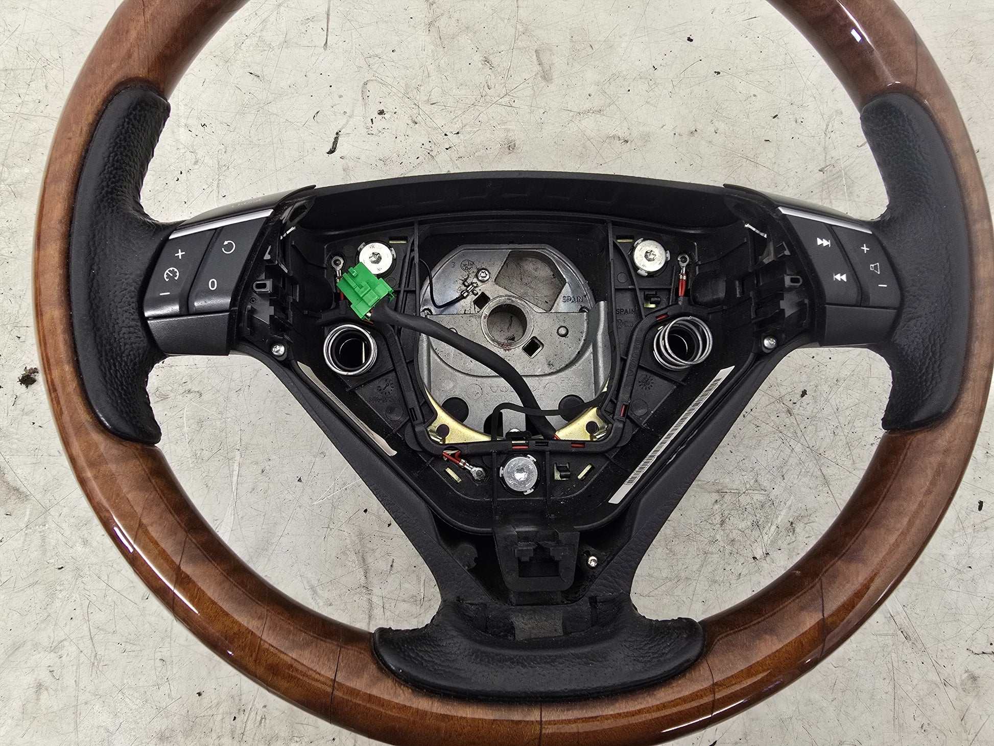 2002-2016 Volvo XC90 Steering Wheel Wood Leather Multifunction D5 D 5244 T4
