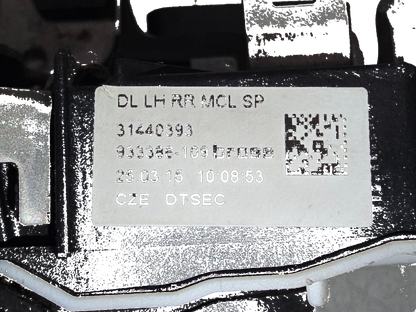 2012-2019 Volvo V40 Left Rear Door Lock Actuator 31440393