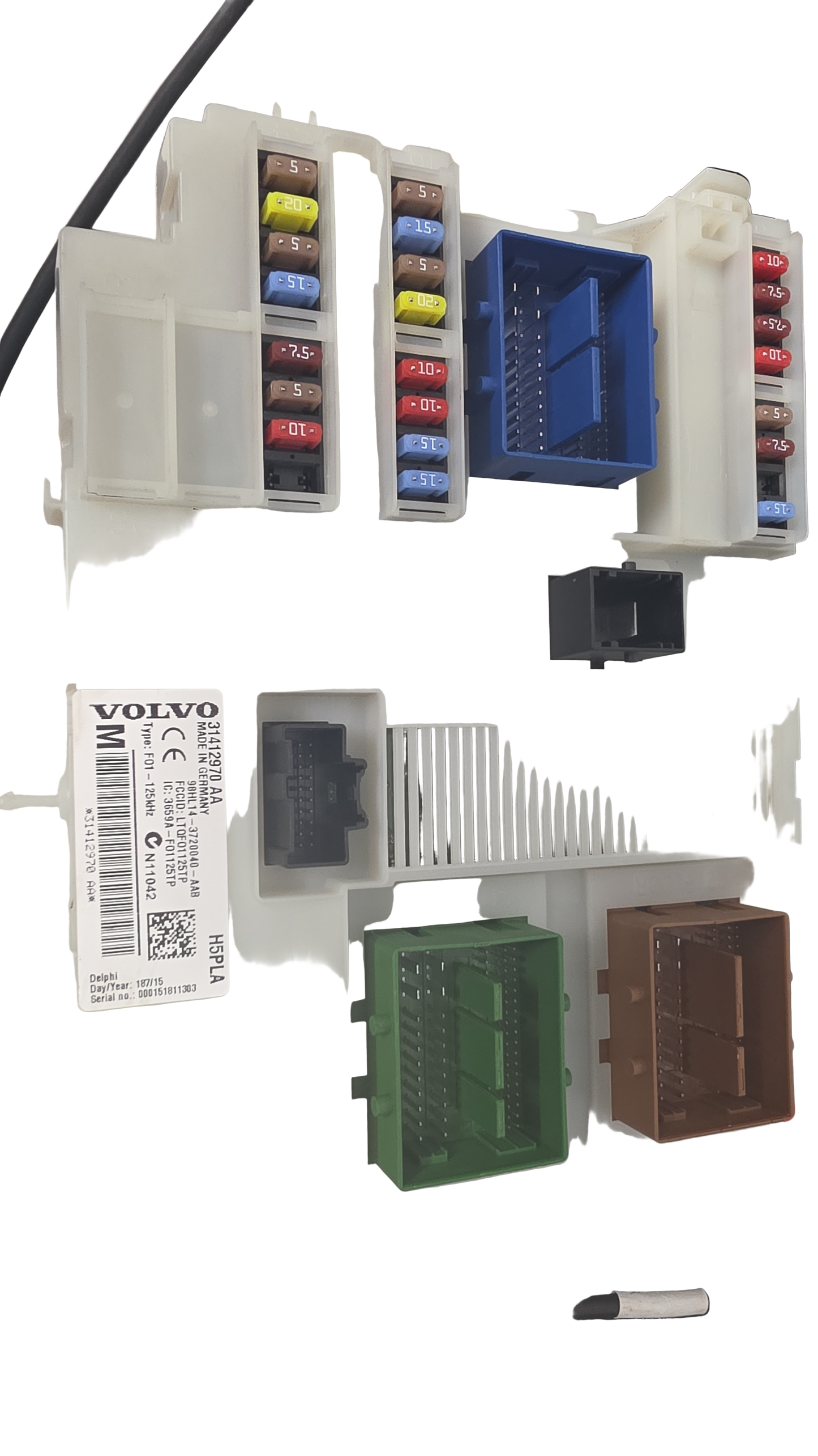 2007 Volvo C30 Rear Electronic Module REM Fuse Box 30732769