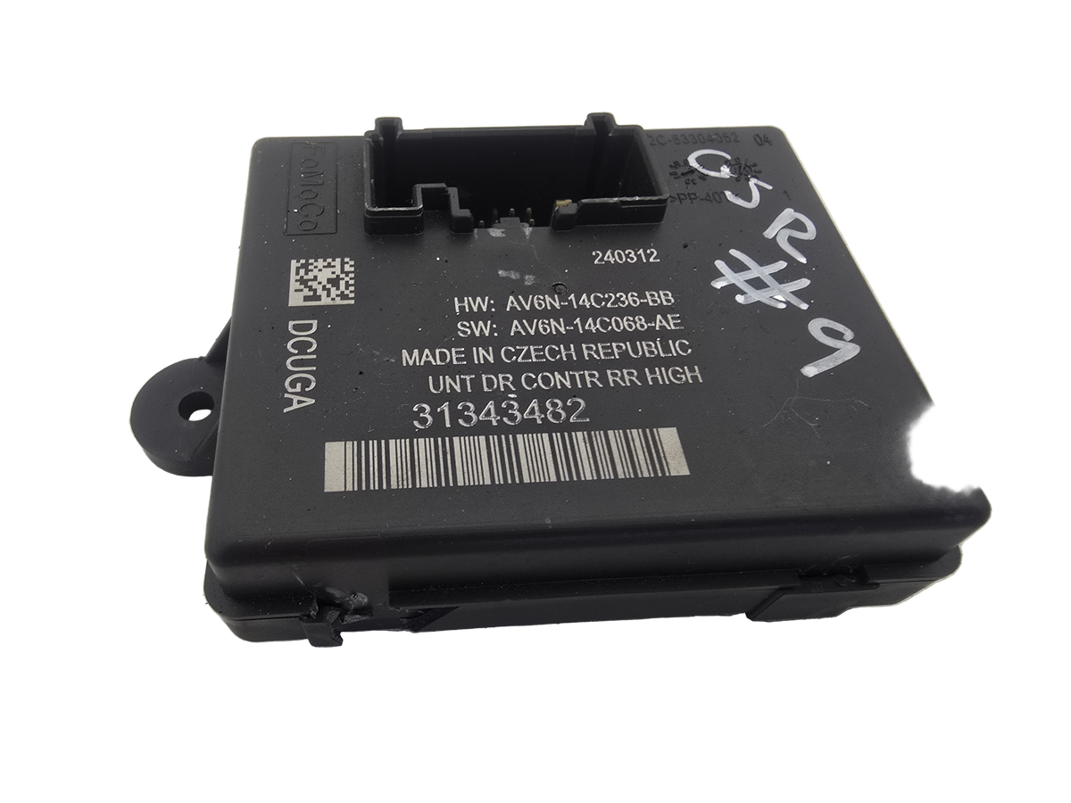 31343482 Volvo V40 D4 Drivers Rear Door Control Module 2010-2016 1984cc Diesel