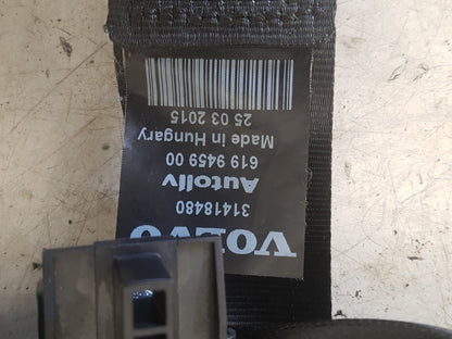 2015 Volvo V40 525, 526 Hatchback Left Front Seat Belt 31418480 VRAC Grade A