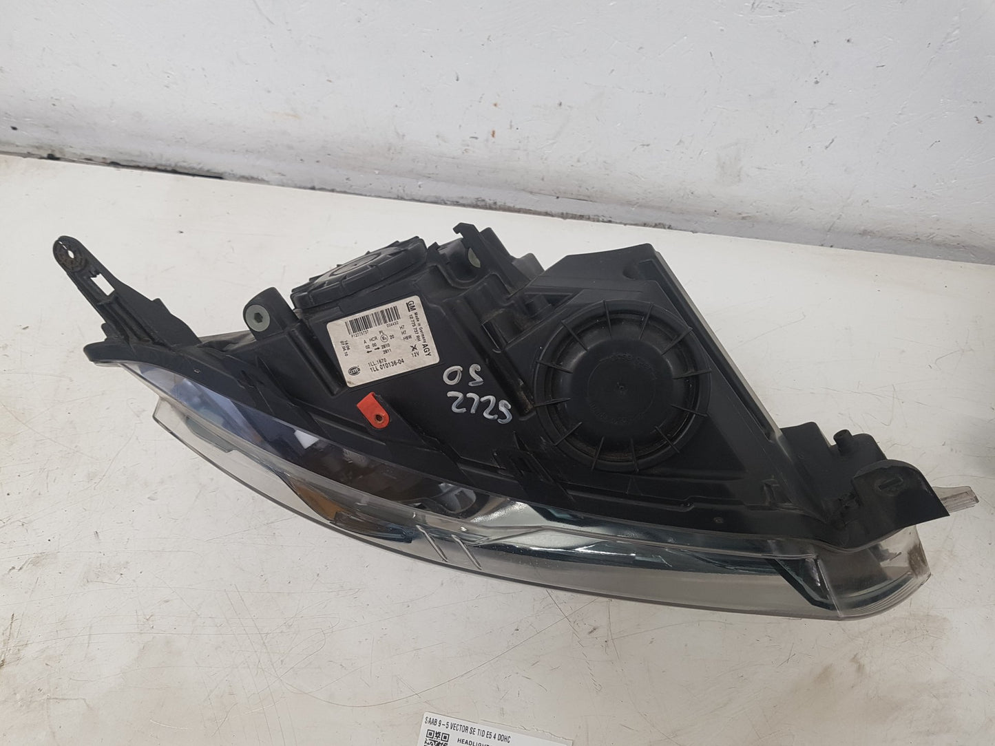 2010 - 2012 Saab 9-5  Saloon Right Headlight 12775737
