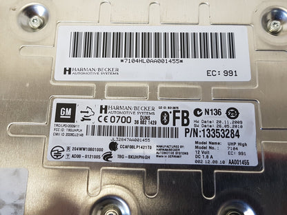 2010 - 2012 Saab 95  Saloon BLUETOOTH ECU CONTROL UNIT MODULE 13353284