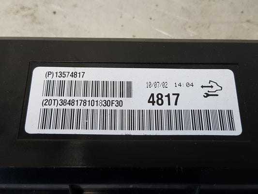 2010 - 2012 Saab 9-5  Saloon HEATED SEAT CONTROL MODULE 13574817