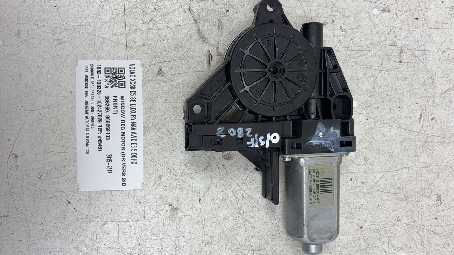 2009 - 2017 Volvo XC60 I 156 Estate WINDOW REG MOTOR (DRIVERS SIDE FRONT) 966269