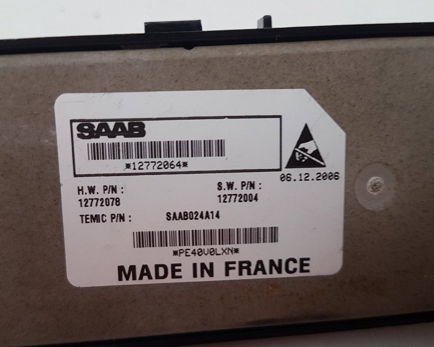 2003 - 2006 Saab 9-3  Saloon Left Front Window Switch 12772064