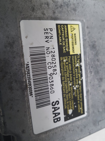 2004-2005 Saab 9-3 Convertible SRS Airbag Control Unit ECU 12802582