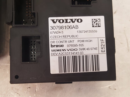 2006 - 2012 Volvo V50   Estate WINDOW REG MOTOR (PASSENGER SIDE FRONT) 30798106AB