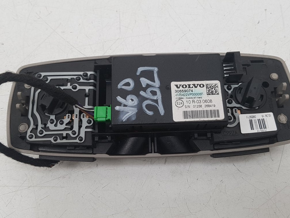 2010 - 2016 Volvo V60   Rear Interior Light 30659074 39859711