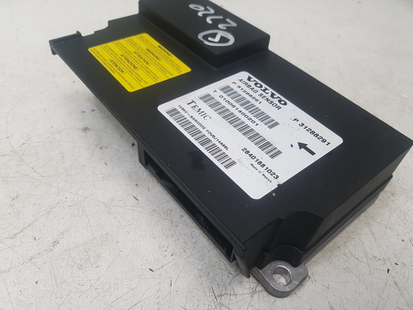 2010 - 2016 Volvo S80  Saloon Airbag Module 31288291