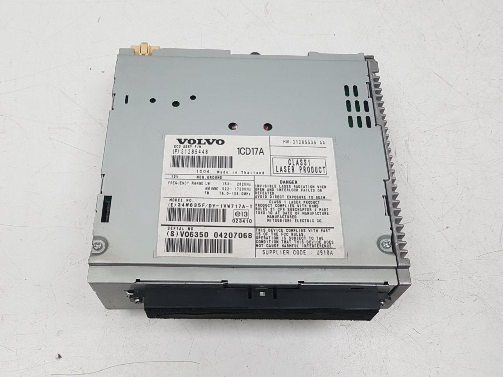 2008 - 2012 Volvo C30  Hatchback CD Player 31285448