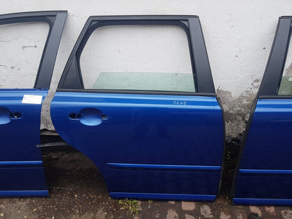 2008 - 2012 Volvo V50   Estate DOOR - BARE (REAR DRIVER SIDE) 476 BLUE