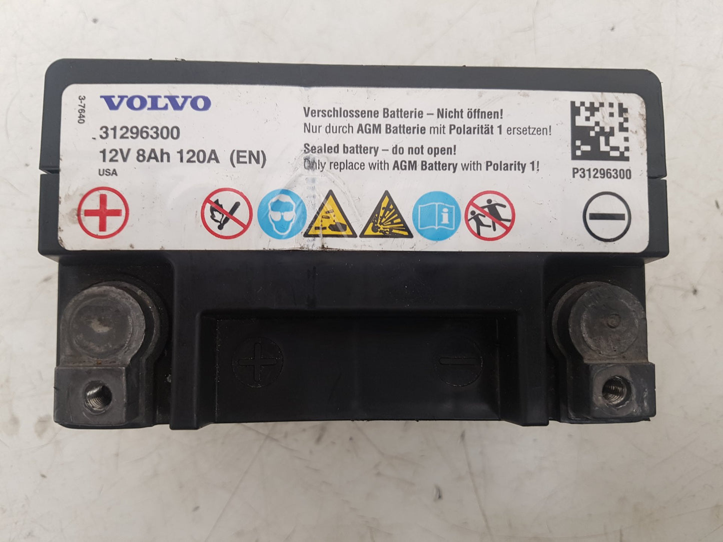 2012 Volvo S60  Saloon AUXILIARY BATTERY 31296300