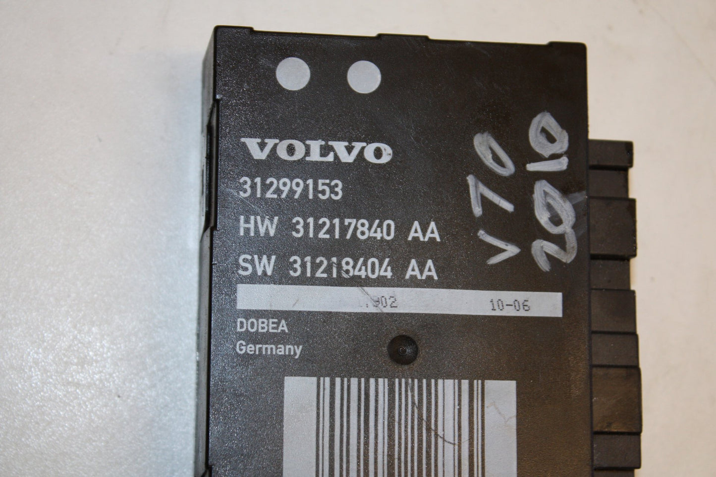 2009 - 2011 Volvo XC70  Estate AUTO BOOT OPEN MODULE 31299153  31217840 31218404