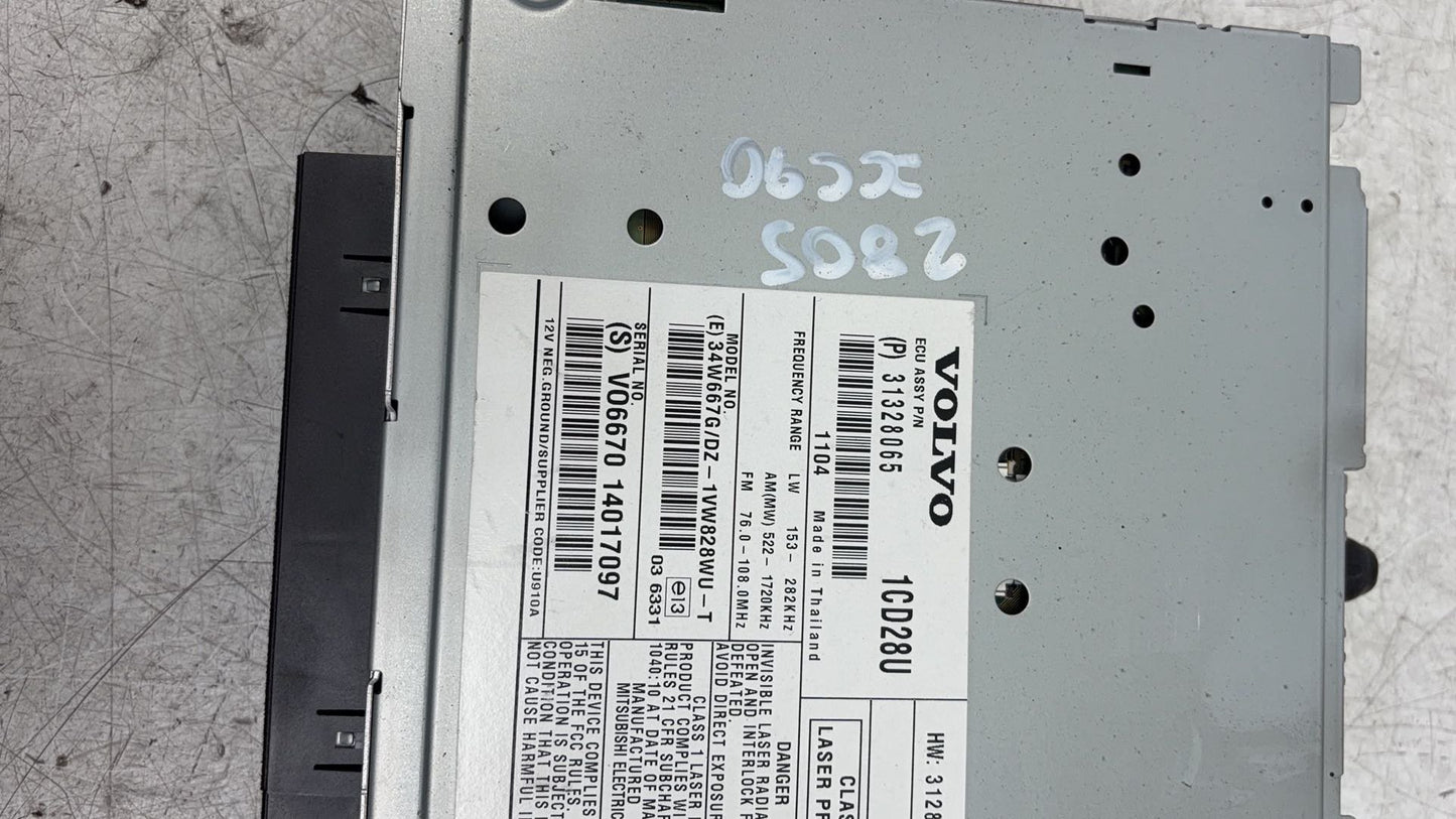 2007 - 2014 Volvo XC90  Estate SATNAV DVD PLAYER 31328065