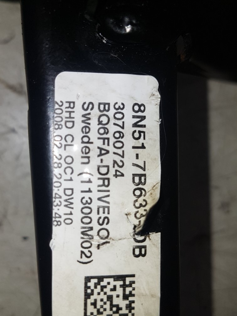 2006 - 2012 Volvo C70  Convertible Clutch Pedal 30760724