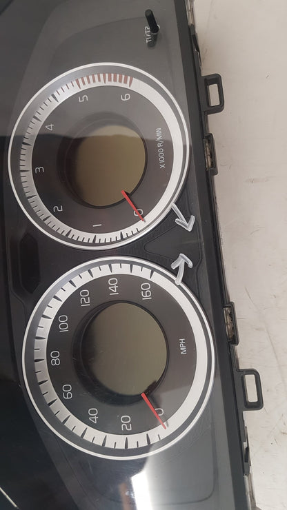 2010 - 2015 Volvo S80 II 124 Saloon Instrument Cluster 31327584