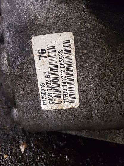 2013 - 2016 Volvo V40 III 525 Hatchback Manual Gearbox 1285218
