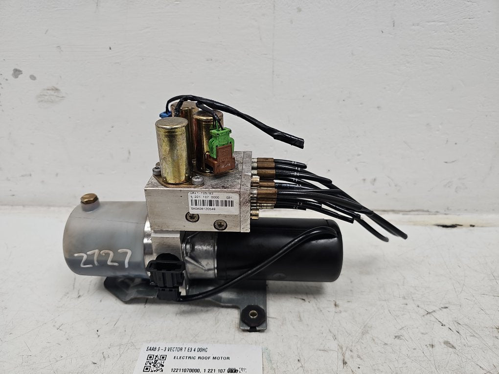 2003 - 2011 Saab 9-3  Convertible Sunroof Motor 12211070000