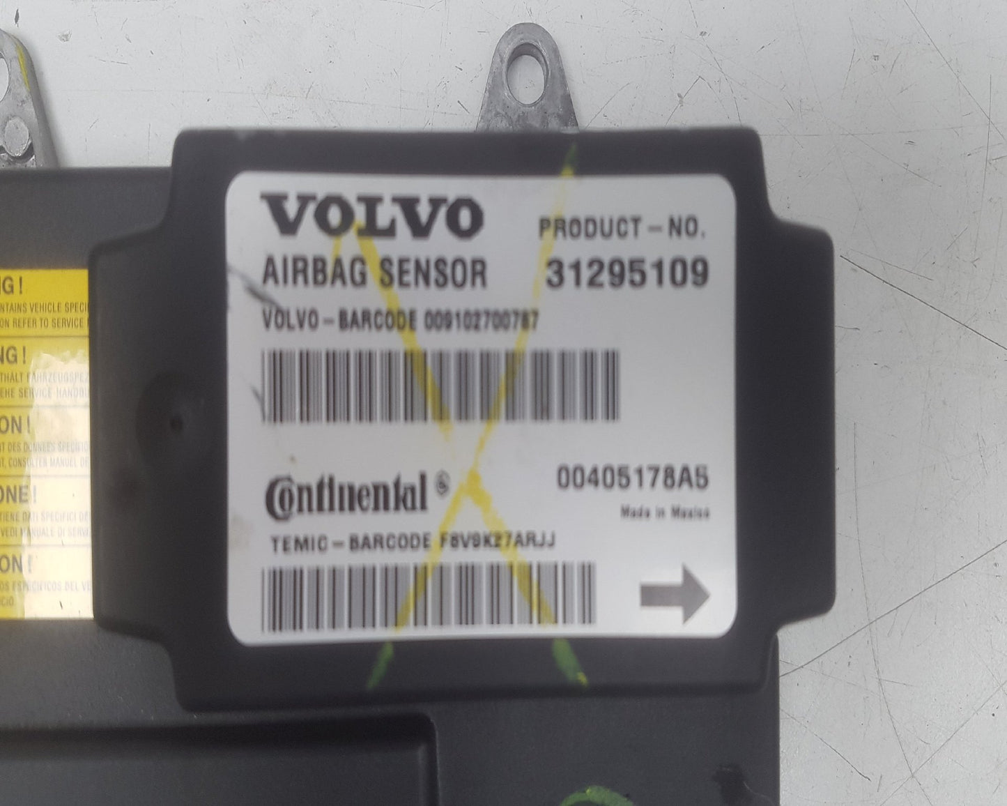 2010 - 2012 Volvo C30  Hatchback Airbag Module 31295109