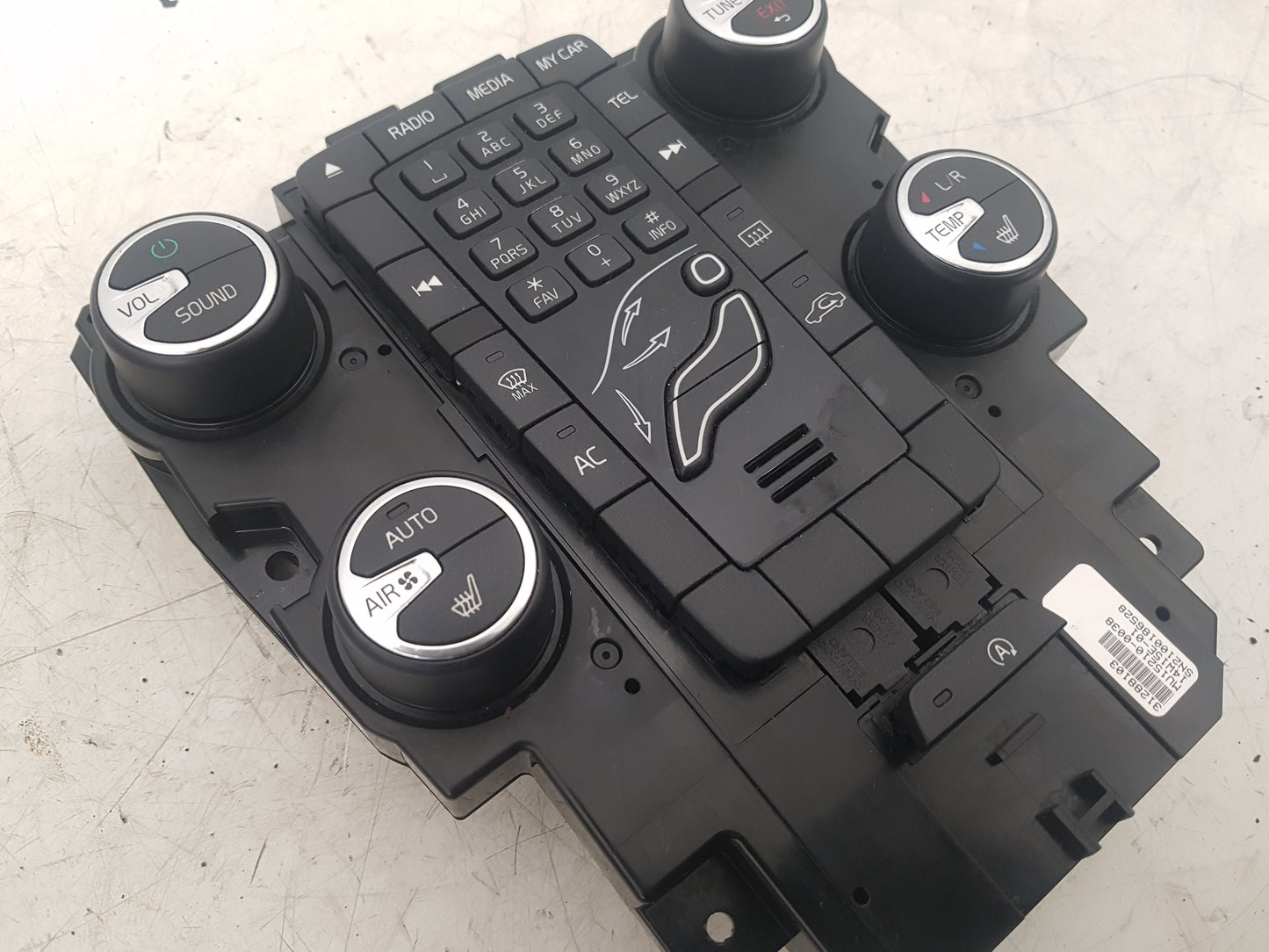 2012 - 2016 Volvo V40  Hatchback HEATER & RADIO CONTROL PANNEL 31288103