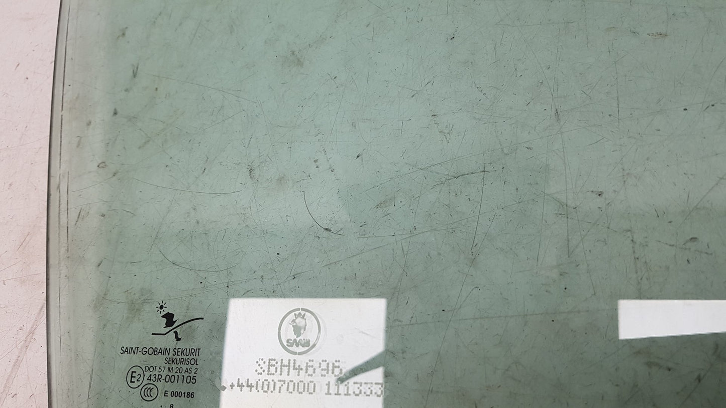 2003 - 2012 Saab 9-3  Saloon Right Front Door Window SBH4696