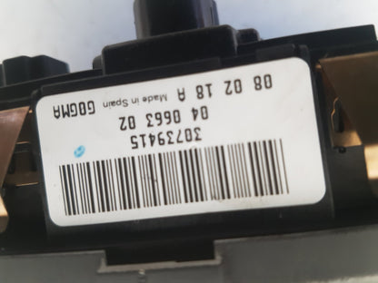 2006 - 2011 Volvo S80  Saloon Headlight Switch 30739415