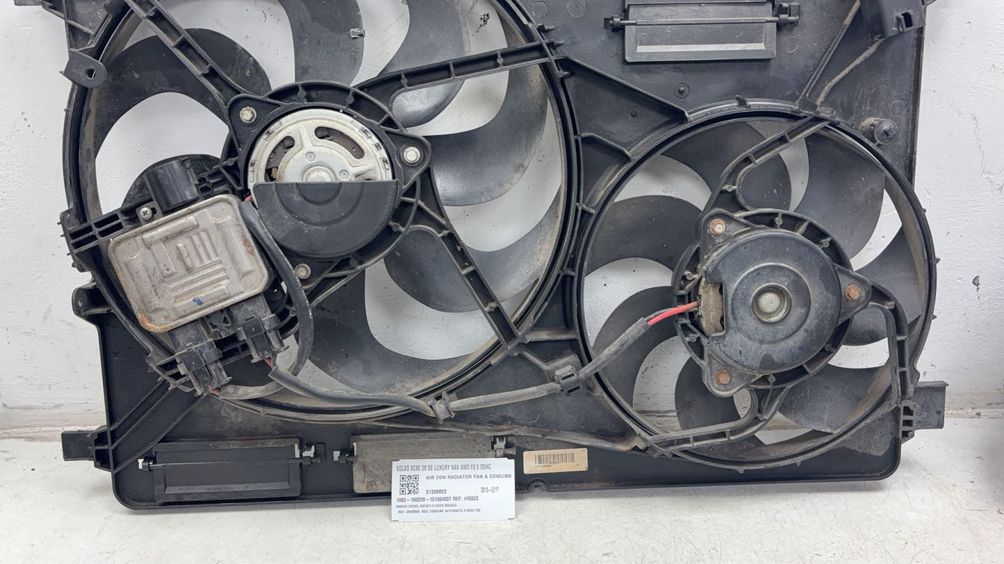 2009 - 2017 Volvo XC60 I 156 Estate A/C Fan and Shroud Assembly 31338823