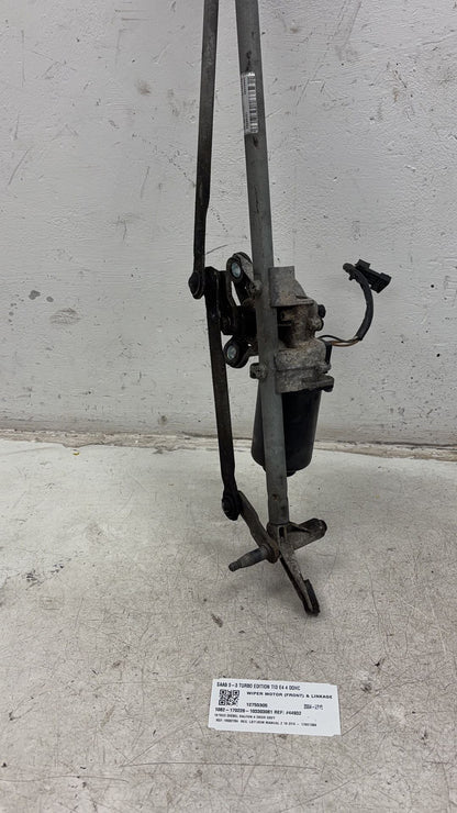 2010  9-3 Turbo Edition Tid E4 4 Dohc  Saloon WIPER MOTOR (FRONT) & LINKAGE 12755305